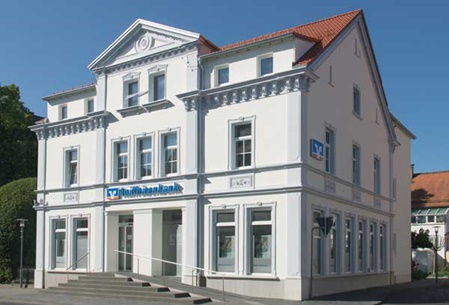 Raiffeisen Bank bad Schussenried neue Frontansicht